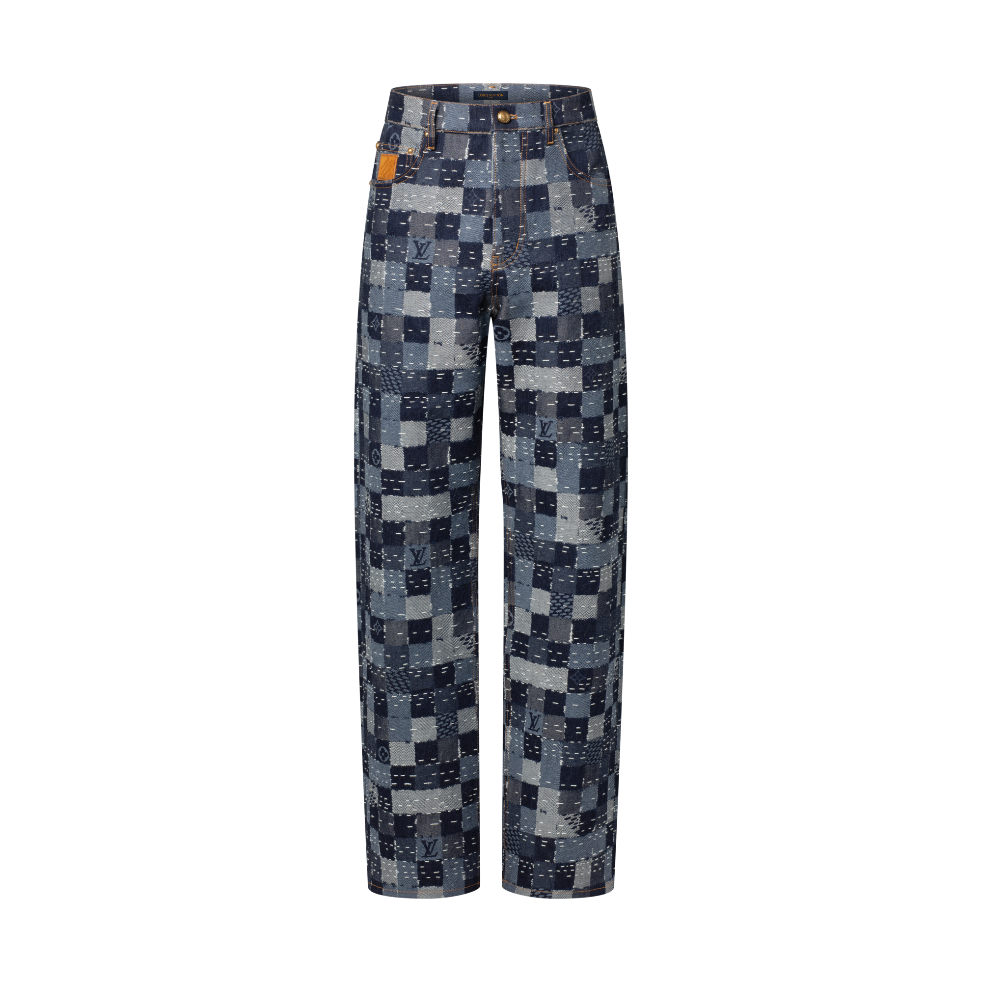 Damier Denim Skate Pants - Men - Ready-to-Wear | LOUIS VUITTON ®